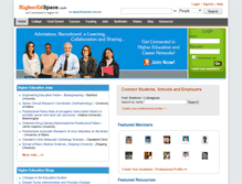 Tablet Screenshot of higheredspace.com